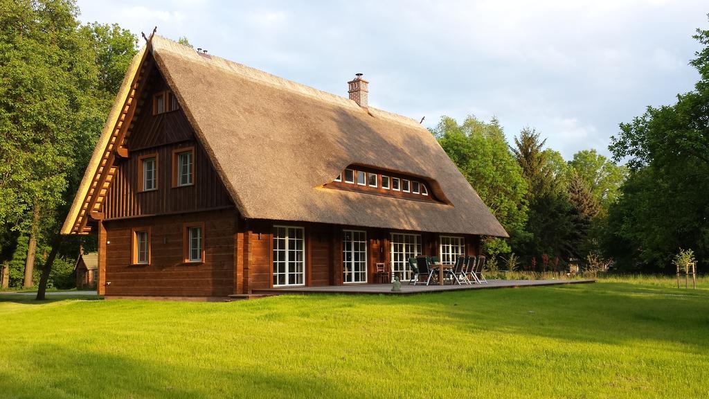 Exklusives Holzhaus Villa Burg  Buitenkant foto