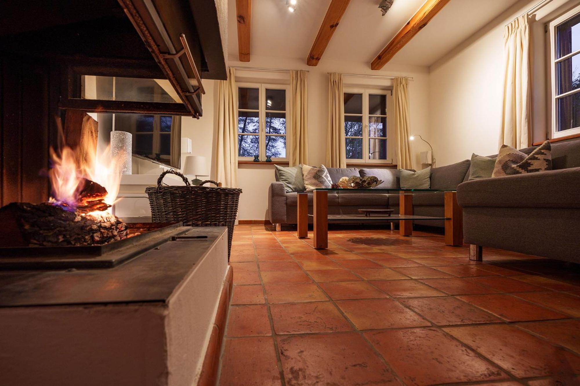 Exklusives Holzhaus Villa Burg  Buitenkant foto