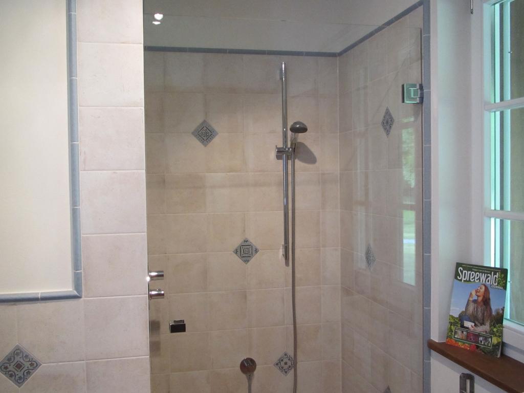 Exklusives Holzhaus Villa Burg  Kamer foto