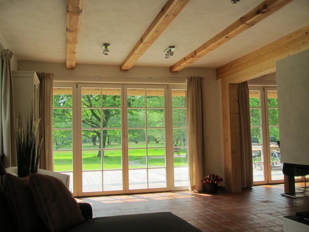 Exklusives Holzhaus Villa Burg  Kamer foto