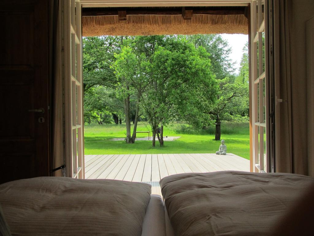 Exklusives Holzhaus Villa Burg  Kamer foto