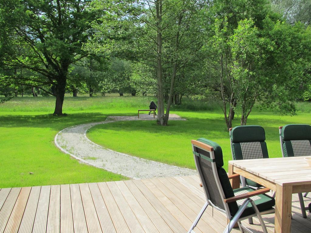 Exklusives Holzhaus Villa Burg  Kamer foto