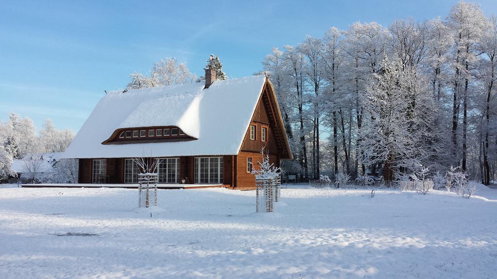 Exklusives Holzhaus Villa Burg  Kamer foto